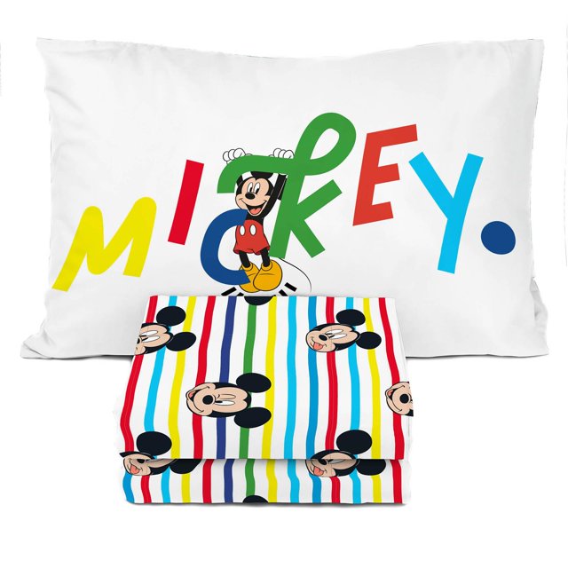 Juego de sábanas Sunny Side Up Disney Mickey Mouse, 3 piezas