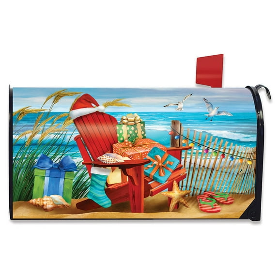 Briarwood Lane Beachy Christmas Mailbox Cover