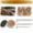 F, variant on Natural Wood Chips for Grilling, 8 Flavors Smoking Chips for BBQ Meat, Pork, Chicken or Whiskey, Handmade Hardwood Shavings for Smoker Box or Grill, 6x6x2.2cm Cocktail Infusion Kit