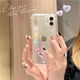 thumbnail image 3 of Funda De Cadena Para Samsung Galaxy S22 S21 S20 Ultra S20 FE Note 20 10 Lite S10 S21 S20Ultra S20 S21 S10 S8 S9 Plus Laser Love Chain Teléfono Caso Transparente A Prueba De Golpes Silicona Phoen Cubie, 3 of 4