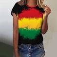 thumbnail image 2 of Women's Casual Loose T Shirt Graphics T-Shirt Round Neck Short Sleeve T Shirts, 2 of 4