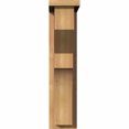thumbnail image 2 of 5 1/2"W x 12"D x 24"H Monterey Smooth Corbel w/Backplate, Western Red Cedar, 2 of 9