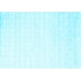 thumbnail image 1 of Ahgly Company Indoor Rectangle Solid Light Blue Modern Area Rugs, 4' x 6', 1 of 4