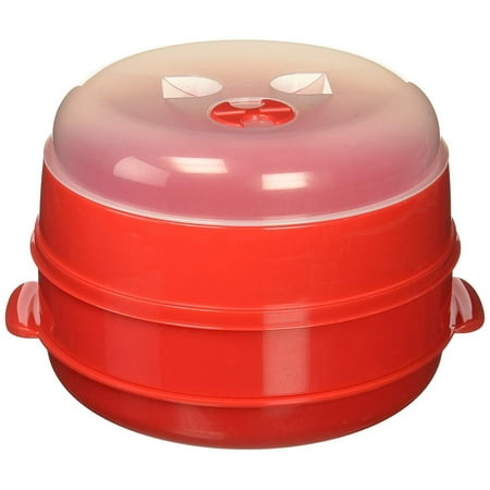 Handy Gourmet JB6216 2-Tier Microwave Steamer