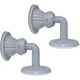 thumbnail image 1 of 2 piezas 3m Autoadhesivo Silicona Puerta Impermeable Tope de puerta Ganchos de pared silenciosos Sin perforaciones (gris), 1 of 5