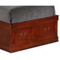 thumbnail image 2 of Glory Furniture Louis Phillipe Twin Storage Bed in Cherry, 2 of 6