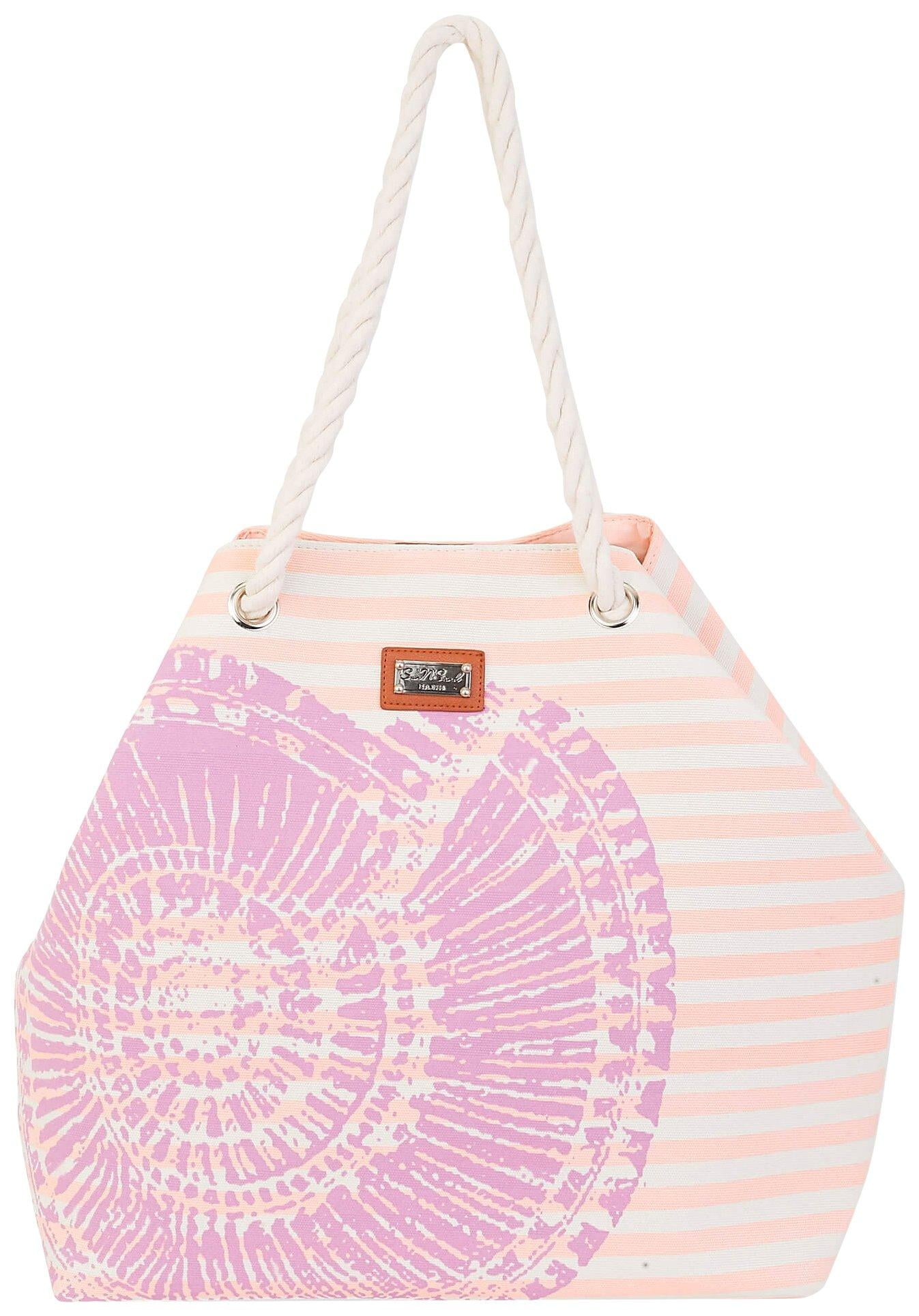 shell beach bag