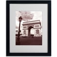 thumbnail image 2 of Trademark Fine Art 'Arc de Triomphe' Matted Framed Art by Kathy Yates, 2 of 2