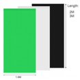 Photo Studio Backdrop Green White Black Screen Chromakey 1.6m Wide