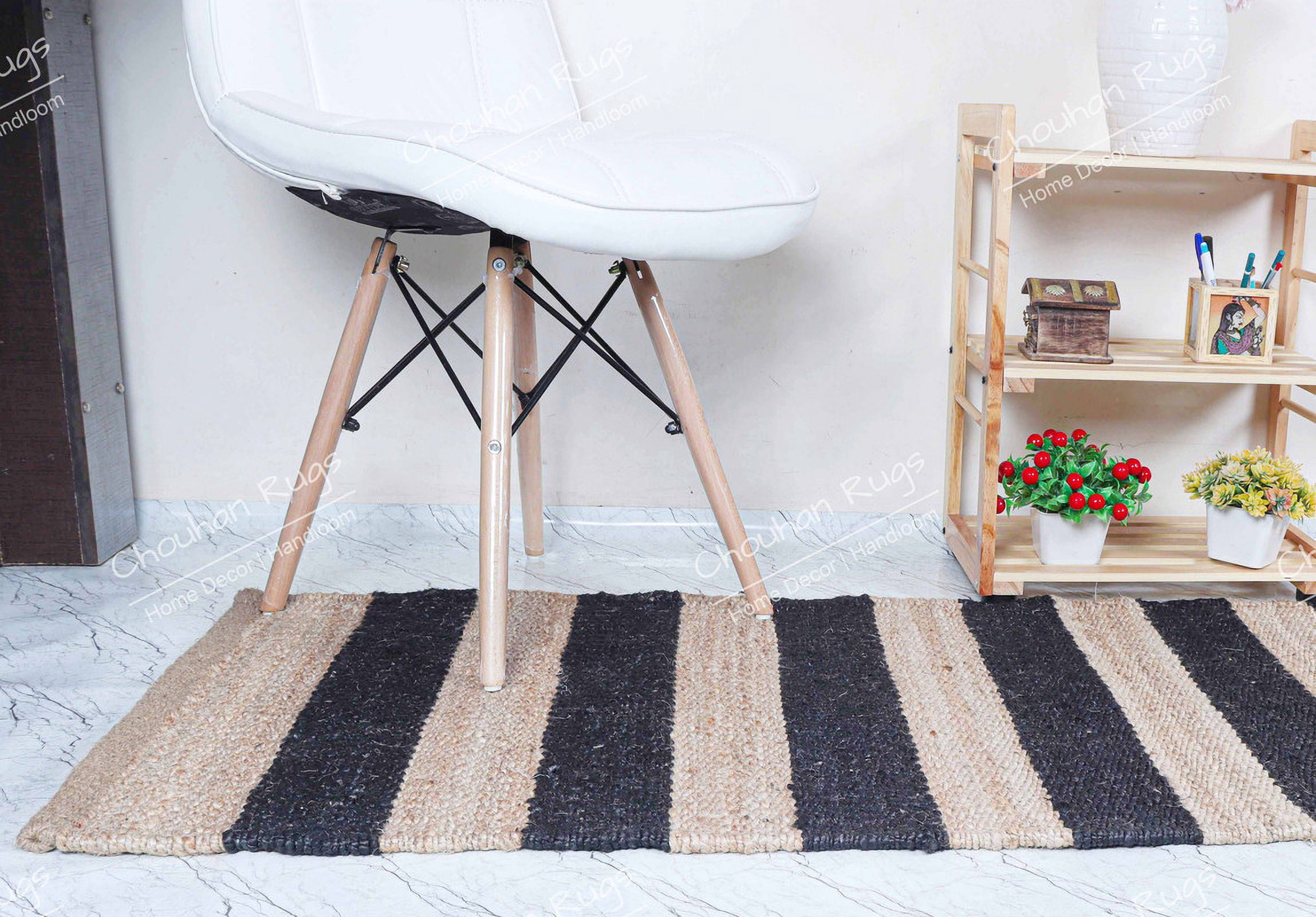 Chouhan Rugs Natural Jute Hemp Runner Rug Bohemian Rug Decor Rug Handwoven Rug Custom Rug Decorative Rug
