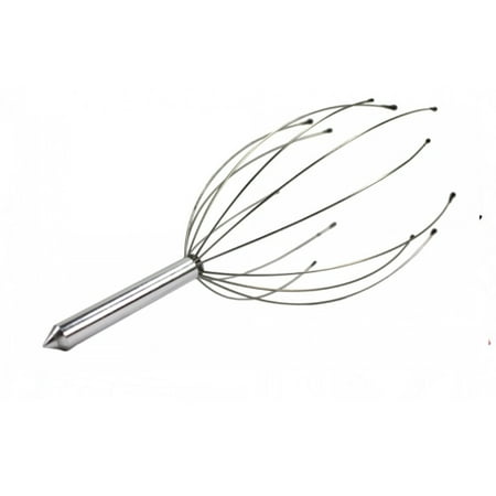 Manual Rubber Beads Scalp Massager Tool For Rejuvenating Head & Hair Scratcher