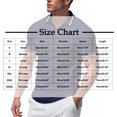 thumbnail image 3 of Ecqkame Men's Casual Shirts Fashion Short Sleeve Turndown Collar Loose Tops Solid Color Trendy Summer Button Tops 02-Gray XXXXL, 3 of 9