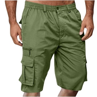 BXINGOHAI Chino Shorts Men 8 Inch Inseam Mens Twill Shorts Cargo