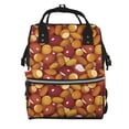 thumbnail image 1 of Disketp Almond Nuts Mochila de Pañales de Gran Capacidad con Múltiples Bolsillos, Mochila de Viaje Multifuncional para Bebé, Unisex, Moderna y Resistente, 1 of 6