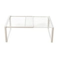thumbnail image 1 of jifeng Expandable Cabinet Storage Shelf Stand Riser Kitchen Cupboard Organizer Rack White S, 1 of 9
