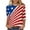 Red, variant on IROINNID 4th of July T-Shirt For Women Fashion Mid-length Blouse Casual Tops Round Neck Women Tops 4th Of July