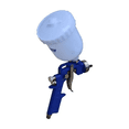 thumbnail image 4 of Pistola P/Pintar De Gravedad Hvlp Con Boqulla De 1.5mm, Recubrimiento En Polvo, 600ml, 4 of 9