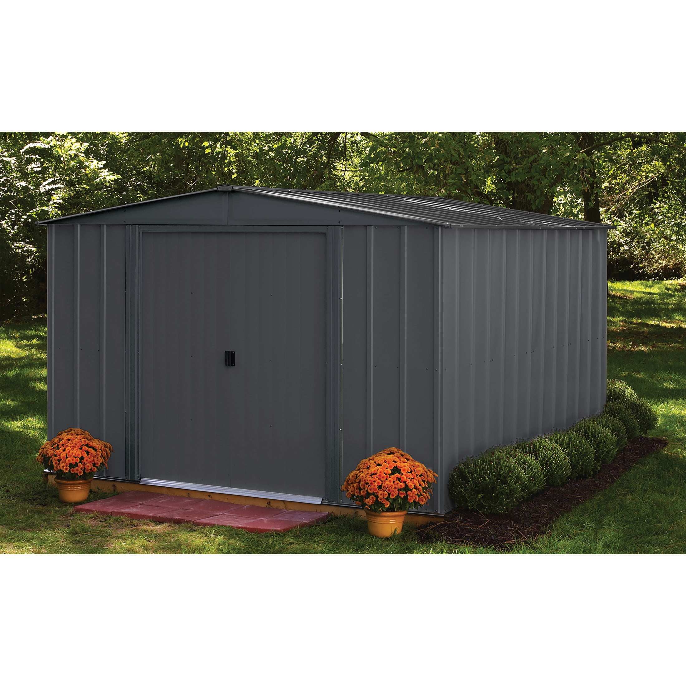Arrow 10 x 10 x 6 ft Anthracite Shed