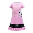 thumbnail image 3 of TAIAOJING Toddler 1950s Kids Poodle Skirt 50s Sock Hop Versatile 5-6Y, 3 of 5