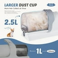 thumbnail image 2 of Blazezo Pet Grooming Kits, Professional Dog Grooming Clippers with 2.5L Cup, 3 Suction Modes, Low Noise Dog Grooming Kit, 5 Tools for Dogs & Cats Hair Trimming, 2 of 6