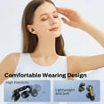thumbnail image 3 of Monster Open Ear Wireless Earbuds, Comfortable Clip-on Earbuds with Noise Cancellation, Touch Control & IPX5 Waterproof Headphones for Sport, Black, 3 of 8