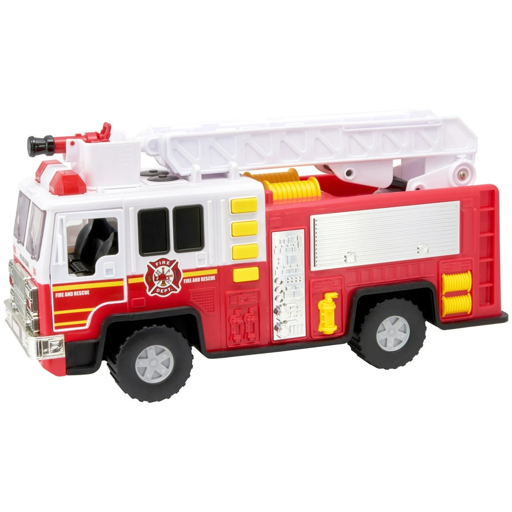 Adventure Force Utility Vehicle Light & Sound Fire Truck - Walmart.com ...