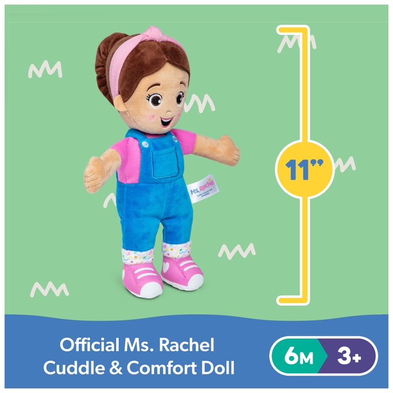 Ms. Rachel Soft Plush Cuddle & Comfort Doll for Babies and