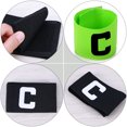 thumbnail image 4 of Miangastore 4Pcs Professional Captain Armbands Wear Resistant Football Bands Reusable Basketball Bands, 4 of 8