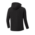 thumbnail image 4 of Vxararl Rain Jacket Men Waterproof Outdoor Windbreaker,travel Rain Jacket Hood Jackets with Zipper Pockets Lightweight, Breathable, Rain Shell Coat Multi Pocket Travel Jacket Black 5xL, 4 of 7
