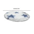 thumbnail image 3 of 1 Pc Simple  Carpet 60cm Diameter Non-Slip Area Rug Rugs Floor Carpet For Entryway Bedrooms  Small Rainbow, 3 of 7