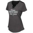 thumbnail image 2 of Women's Majestic Black Chicago White Sox Plus Size Switch Hitter T-Shirt, 2 of 3