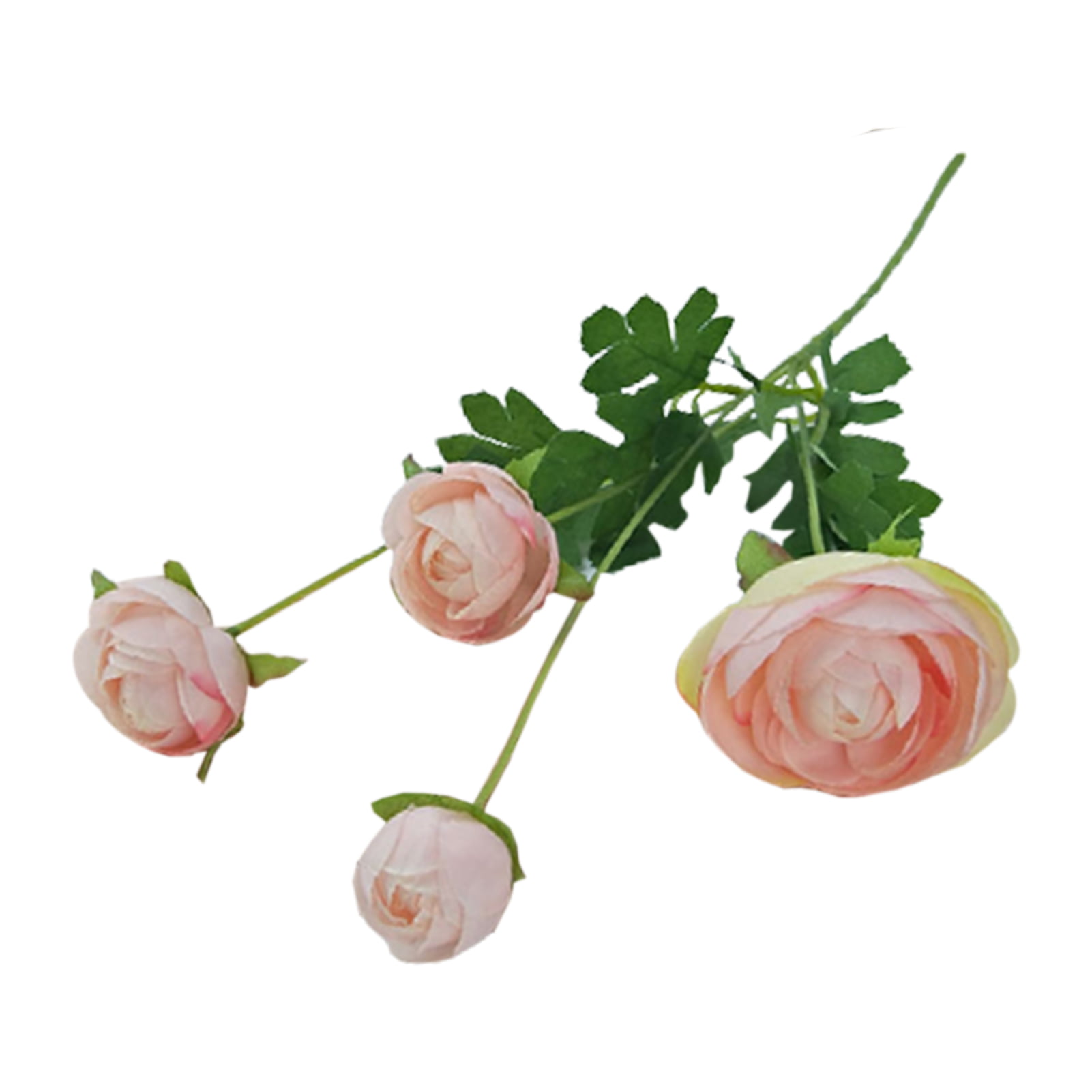 Rose Fake Flowers Silk Rose Artificial Flowers Wedding Bouquet Home Decor 4Heads 