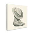 thumbnail image 4 of Stupell Industries Rodeo Boots Drawing Beauty & Fashion Drawing Gallery Wrapped Canvas Print Wall Art, 24 x 24, 4 of 8