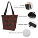 thumbnail image 4 of Fotbe Rose Bolsa de Playa con Estampado, Bolsa de Hombro, Bolsa de Mano Espaciosa, Bolsa de Viaje Ligera, Bolsa de Compras Versátil, 4 of 6