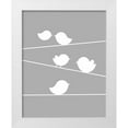thumbnail image 1 of Robinson, Tamara 12x14 White Modern Wood Framed Museum Art Print Titled - Bird on a Wife II, 1 of 4