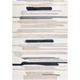 thumbnail image 2 of Abani Rugs Cream and Gray 6 ft. x 9 ft. Contemporary Neutral Paint line Area Rug. Superior Turkish Stain Resistant Area Rug, 2 of 6