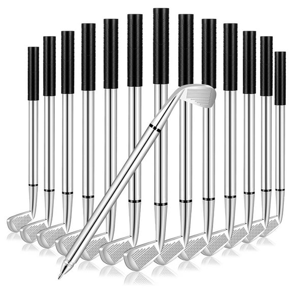 Golf Ballpoint Pens, 15 Ergonomic Golf Club Pens for Office Stationery