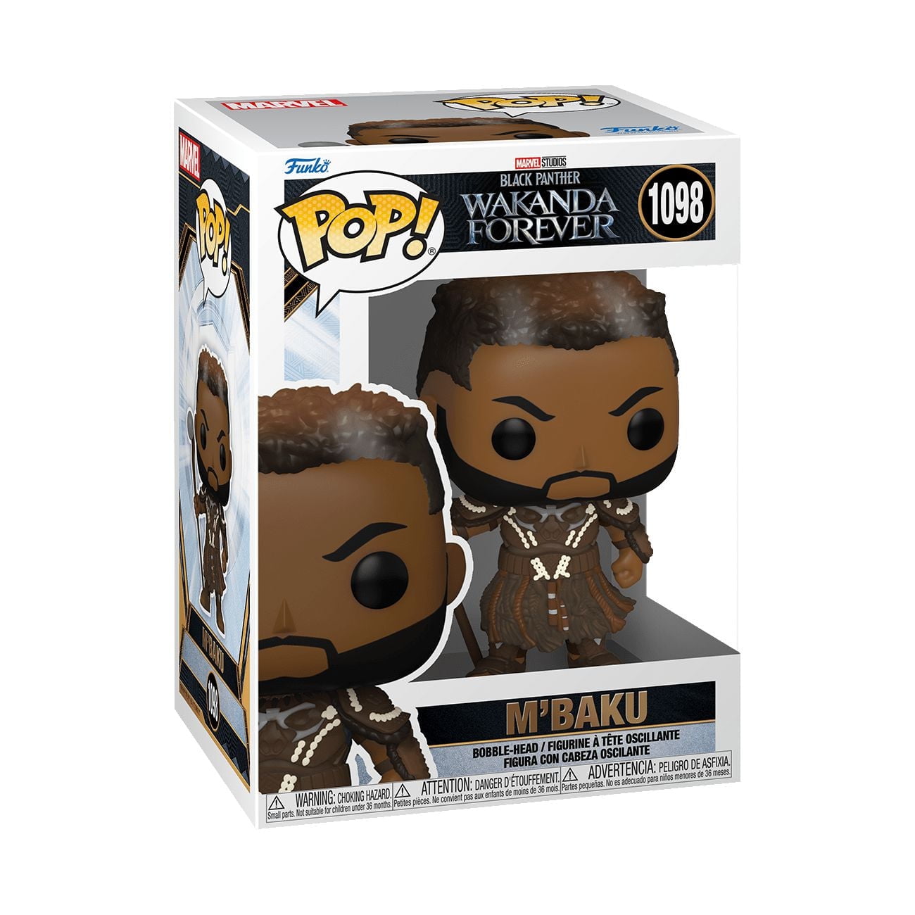 Funko POP! Marvel: Black Panther Wakanda Forever - M'Baku Bobblehead En Vinyle