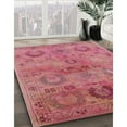 thumbnail image 3 of Ahgly Company Machine Washable Indoor Rectangle Industrial Modern Valentine Red Area Rugs, 5' x 7', 3 of 7