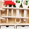 thumbnail image 1 of Wooden Toys Pretend Play Toolbox Accessories Set Educational Construct, 1 of 4
