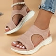 thumbnail image 4 of Womens Walking Sandals Open Toe Sports Sandals Breathable Summer Shoes Summer Washable  Flat Sandals, 4 of 10