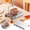 🔥 Multicolor_New#1649, variant on Stainless Steel Cheese Chipper with Scale, Multifunctional Vegetable & Sausage Slicer, Ergonomic Handle, Non-Slip Rubber Feet