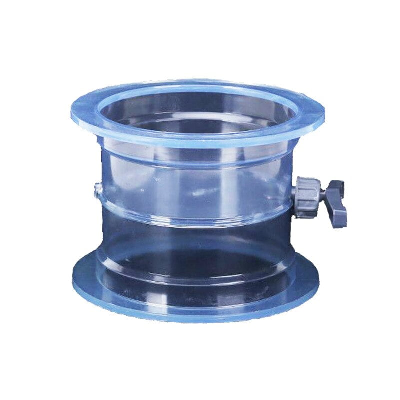 PVC transparent manual damper New anticorrosion actuator flange link