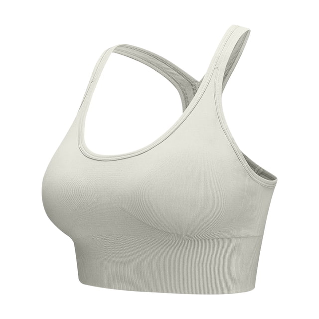 Ropa interior deportiva de talla grande, espalda bonita para mujer, sin anillo de acero, sujetador a prueba de golpes, tipo chaleco, sujetador de Fitness Fridja nalpqowj35986