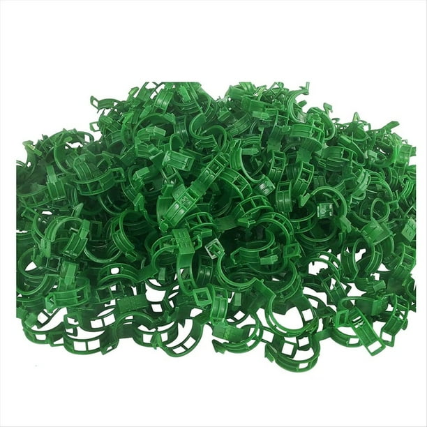 200PCS Clips de Soporte para Plantas Clips de Jardín Soportes para Tomates/Conecta Plantas/Cordeles/Enrejados de Enredaderas/Jaulas Plantas de Vid Verde