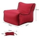 thumbnail image 4 of INFLABLE ADORABLE NIÑOS ASIENTO BEBÉ SOFÁ BOLSA de MUEBLES INFANTILES SILLA Vino rojo, 4 of 5