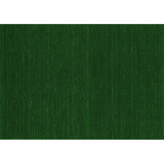 Ahgly Company Indoor Rectangle Abstract Green Contemporary Area Rugs, 4' x 6'
