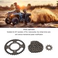 thumbnail image 4 of Sprocket 420 Chain Sprocket Set Steel 10T Front Motor Sprocket 36T Rear Chain Wheel Sprocket With 60 Link Drive Chain For DIY Scooter Motorcycle, 4 of 8
