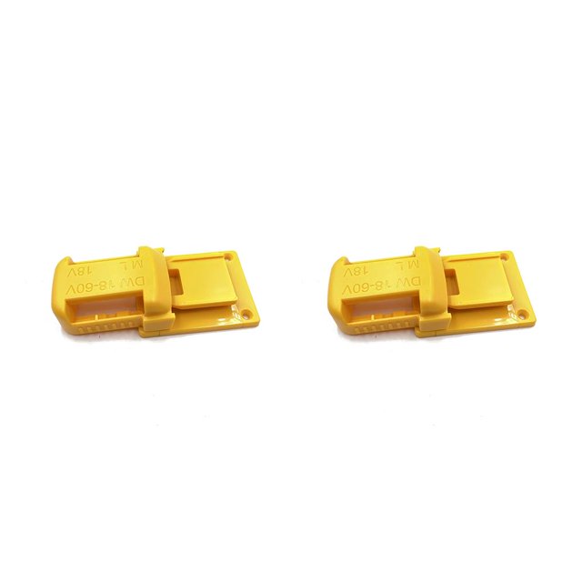 Eigraketly Soporte de Montaje en pared Herramienta preperforada Soporte de fijación Ranuras de almacenamiento Reemplazo para baterías Type1 NO1