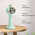 thumbnail image 5 of SSBSM Handheld Fan, Rechargeable, Speed Adjustable, Hidden Blade Design, Low Noise, One-key Start, Ultra-Quiet, Portable Fan, Personal Air Conditioner, Office Supplies, 5 of 8